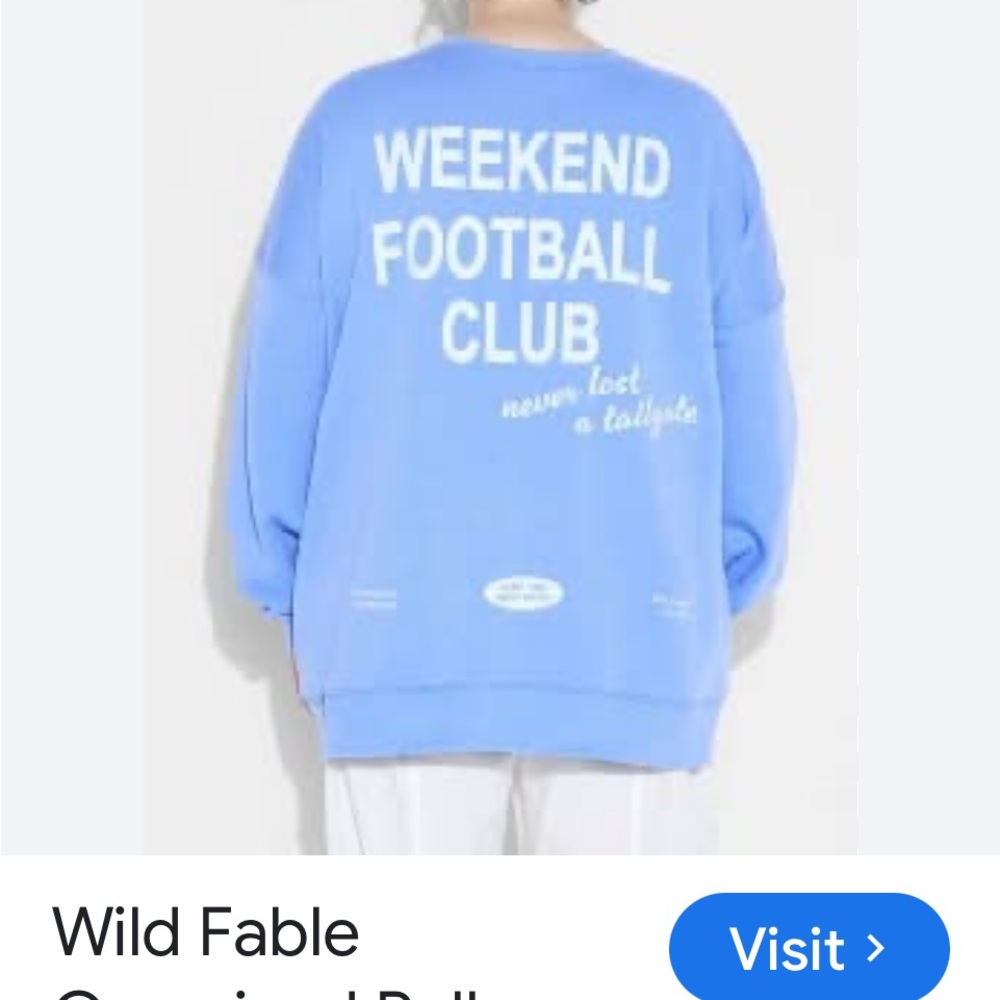 Wild Fable Oversized Pullover Sweatshirt, Women, M but XL! New